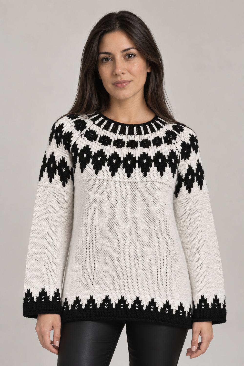 Suéter Jacquard